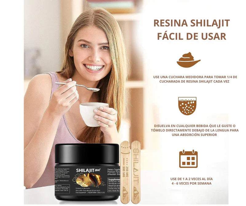 PAGUE 1 Y LLEVE 2 SHILAJIT ORIGINAL HIMALAYA COMBO X2 + 3 REGALOS