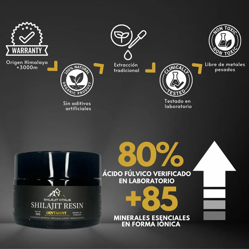 PAGUE 1 Y LLEVE 2 SHILAJIT ORIGINAL HIMALAYA COMBO X2 + 3 REGALOS
