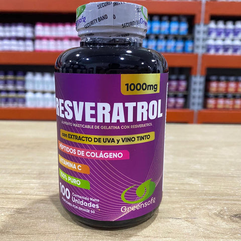 Resveratrol Premium - 100 Capsulas | Energía, Longevidad y Antienvejecimiento